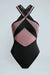 Body con transparencias negro