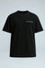 Camiseta oversized negra con estampado
