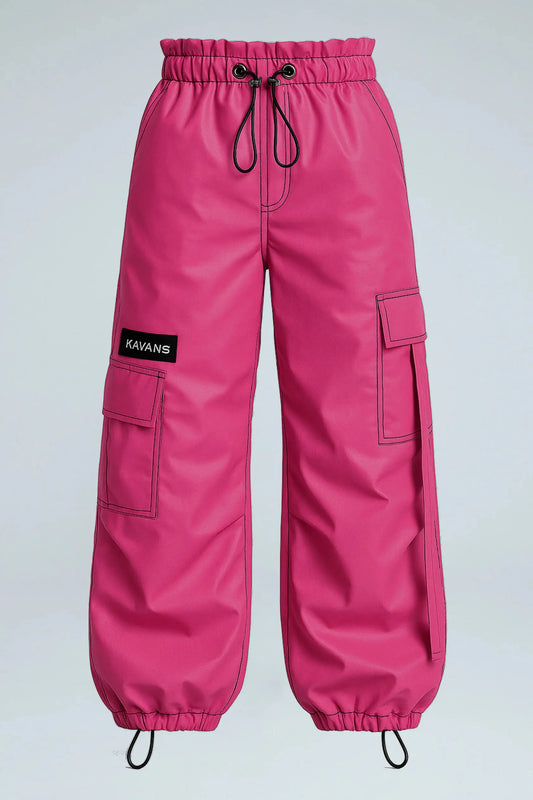 Pantalón parachute rosa Kavans