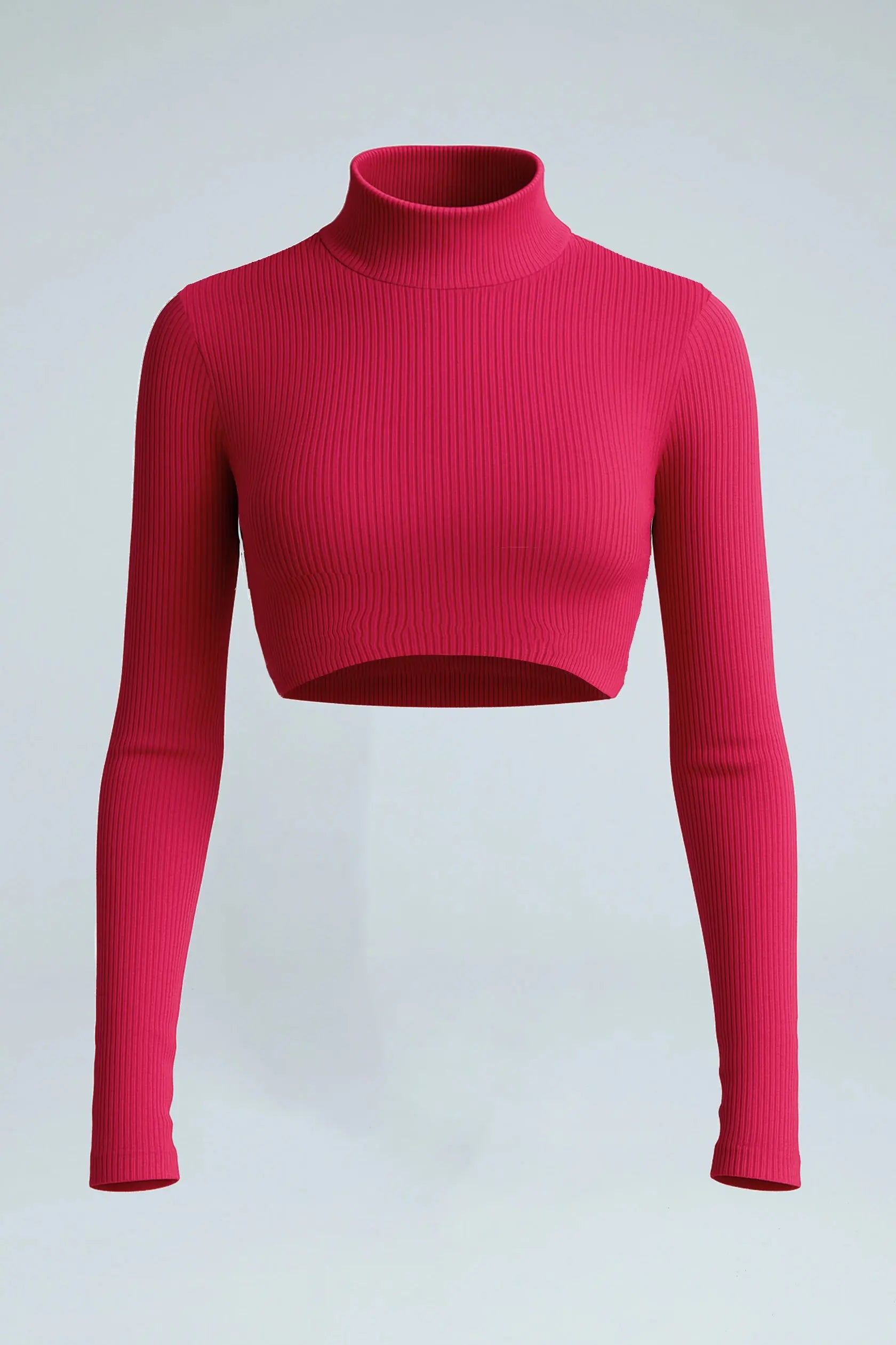 Camiseta crop top rosado Kavans