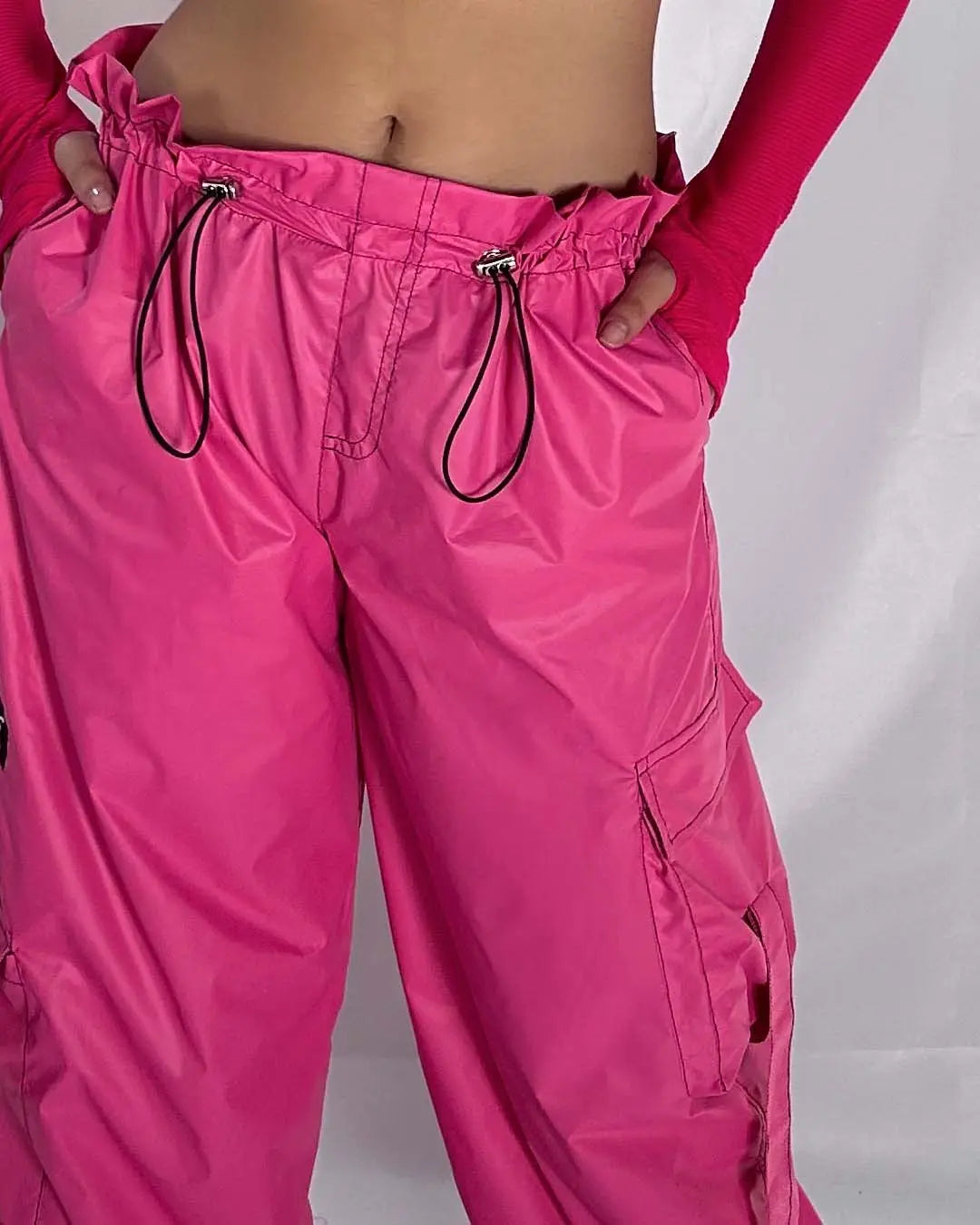 Pantalón parachute rosa KavansCo