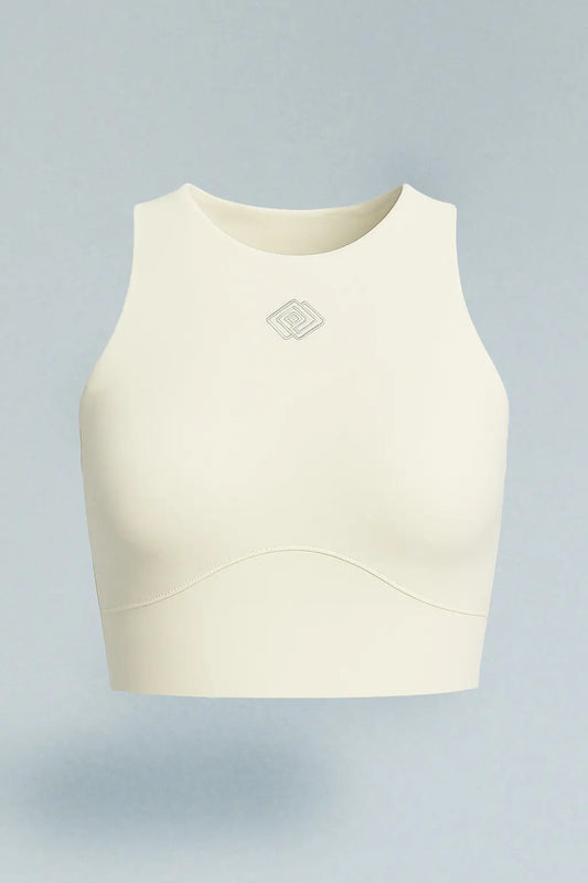 Top deportivo ivory con cortes Kavans